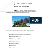 Contaminantes Lluvia Acida - Calentamiento Global