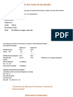 Decisiones de Estructura Financiera Clases