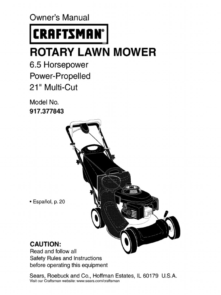 Craftsman Mower Lawn Mower Mower