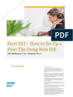 How To Configure Fiori Tile Step by Step Part1 PDF