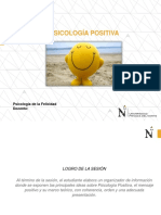 PSICOLOGÍA POSITIVA 