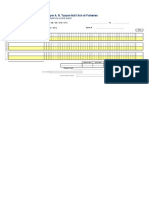 Badminton Scoresheet Singles