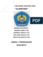 Laporan Kegiatan Upacara Adat