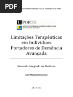 Limitacoes Terapeuticas Em Individuos Portadores de Demencia