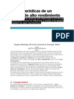 9 Características de Un Equipo de Alto Rendimiento