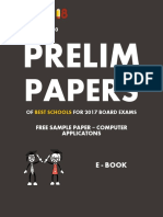 Computer Applications Sample Prelim Paper