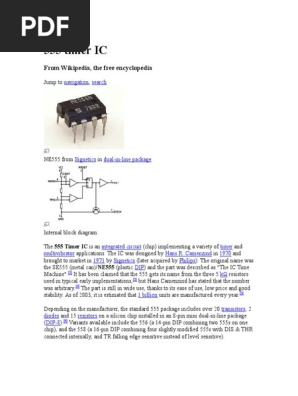 555 Timer Ic Electrical Engineering Electricity