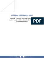 Edo. Financiero by Colegio de Contadores