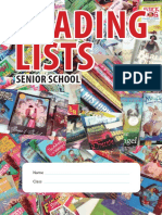 Senior School Reading Lists