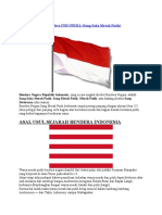 Asal Usul Sejarah Bendera INDONESIA