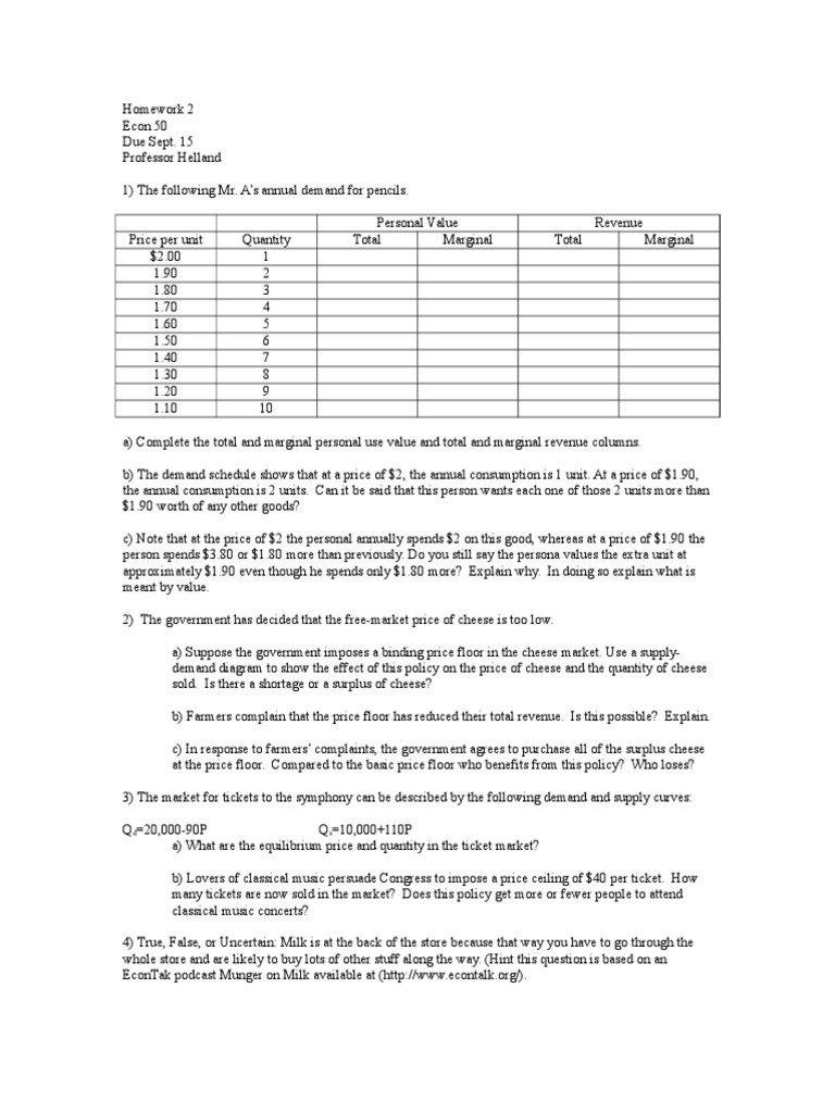 Econ Assignment