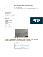 Langkah Langkah Pemasangan Lampu Pendaflour