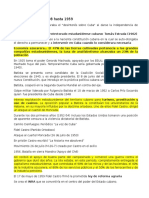 Cuba Acontecimientos Clave