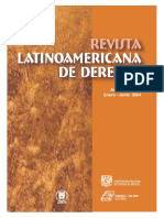 Revista Latinoamericana de Derecho. Número 1