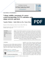 Voltage Stability Assessment of A Power System Incorporating FACTS Controllers Using Unique Network Equivalent