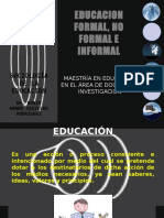 Educacion Formal, No Formal e Informal