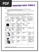Nota KH ERT Tingkatan 2 Bab 2 Jahitan