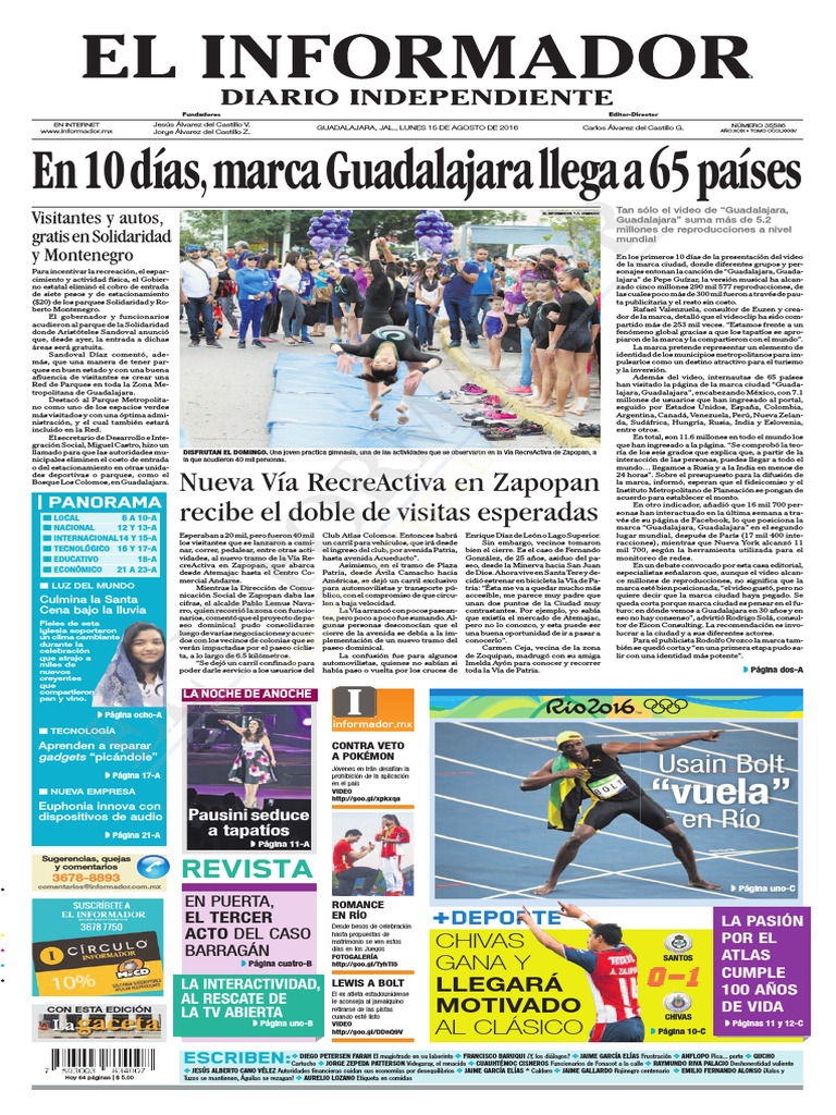 Portada del Informador de Guadalajara | PDF