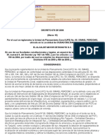 Decreto 078 de 2006. Regl - Upz 69