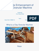 Lifecycle Enhancement of Clay Granular Machine