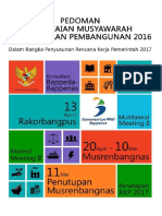 Pedoman Musrenbang 2016