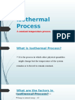 Isothermal Process: A Constant Temperature Process