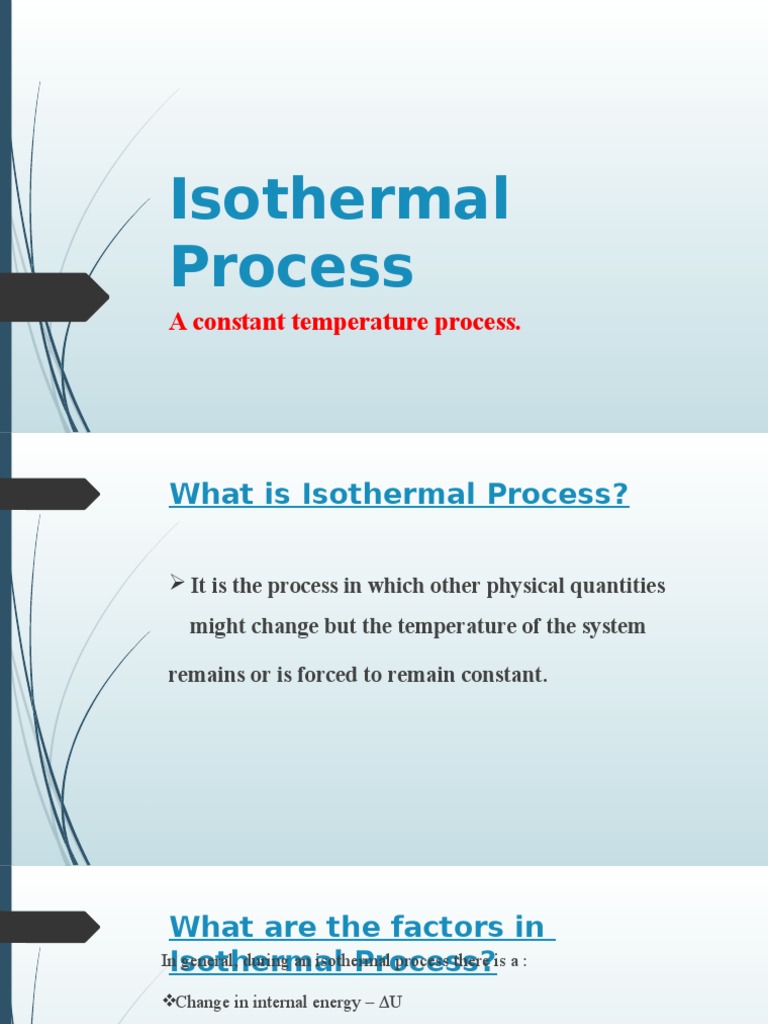 Isothermal Process  Gases  Heat