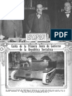 Caida de La 1ª Junta de Gob 1932 Rep Socialista