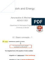 Work and Energy: Aeronautics & Mechanics AENG11301