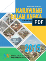Kabupaten Karawang Dalam Angka Tahun 2015
