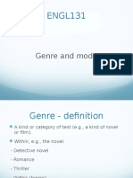ENGL131 Genre Powerpoint 2014