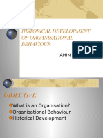 Historical Development of Organisational Behaviour