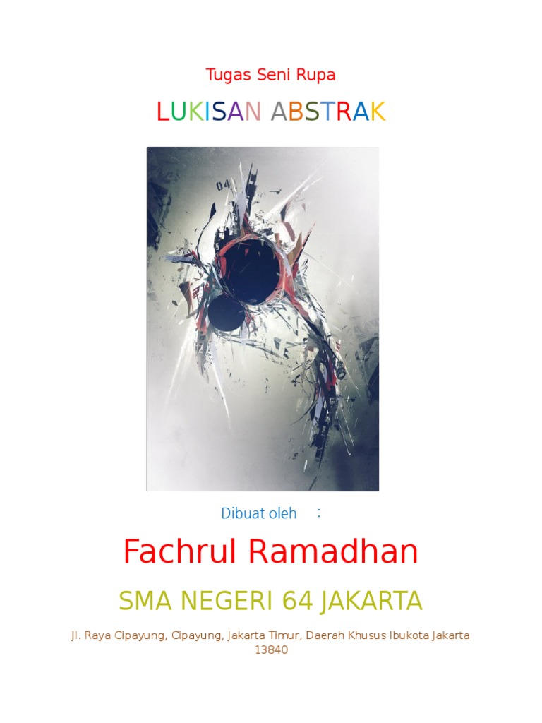 teks sastra seni abstrak