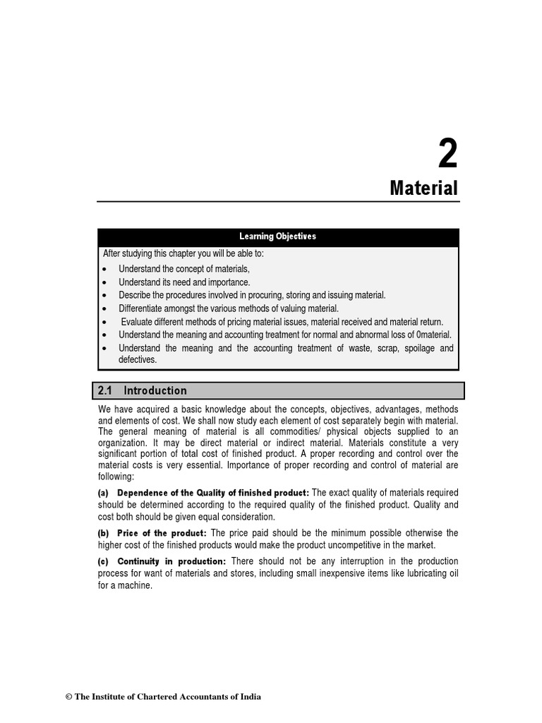 Chapter 2 Material PDF | PDF | Inventory | Invoice