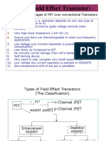 FET (Field Effect Transistor) : Few Important Advantages of FET Over Conventional Transistors