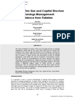 Impact of Firm Size and Capital Structur PDF