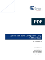 Cypress USB-Serial Configuration Utility User Guide