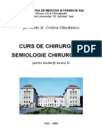 Curs de Chirurgie Și Semiologie Chirurgicală (Cristina Dăscălescu) Iași, 1999