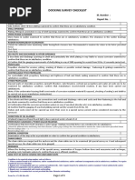 Docking Survey Checklist: Name of The Ship: IR. Number: Port of Registry: Report No.