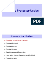 Pipelined Processor Design