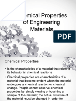 Chemical Properties of Engineering Materials
