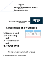 Seminar ON: Improving The Lifetime of Wireless Sensor Network Through Energy Conservation