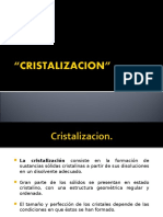 cristalizacion