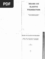 Beams On Elastic Foundation by Hetenyi PDF | PDF