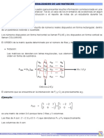 Generalidades de Las Matrices