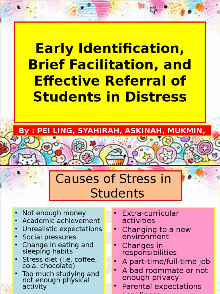 Early Identification, Brief Facilitation, and Effective Referral of