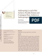 Anthropology in and of Archives