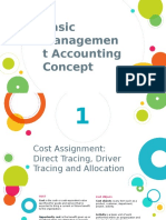 Basic Management Accounting Concepts and Cost Assignment Methods