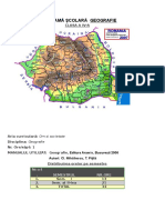 18 Geografie Clasa A IV A Programc483 Planificare Anualc483 Proiectarea Unitc483c89bilor de C3aenvc483c89bare