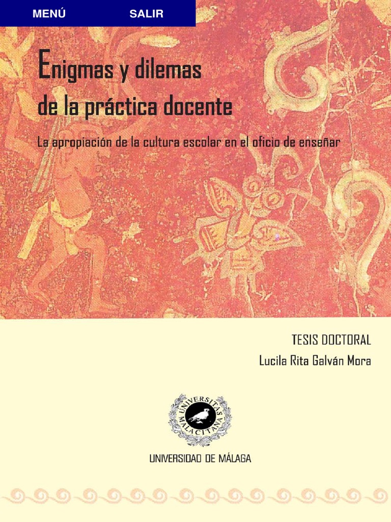 Enigmas y Dilemas de La Practica Docente PDF | PDF | Maestros | Plan de ...